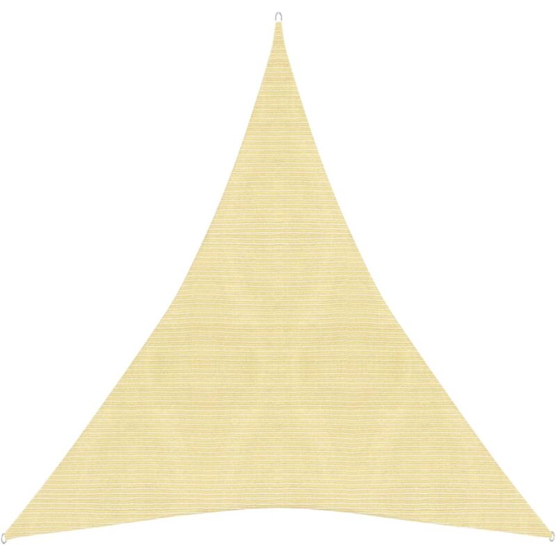 foto del prodotto maison chic parasole a vela, vela da sole ombreggiante per esterna 160 g m beige 5x7x7 m in hdpe bvh32728 beige