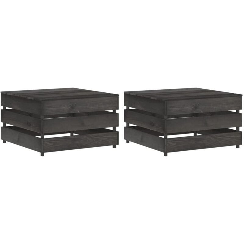 foto del prodotto maison chic set di 2 tavoli da giardino,tavolino basso,tavolino da relax su pallet in pino impregnato asfv968000 bonnevie