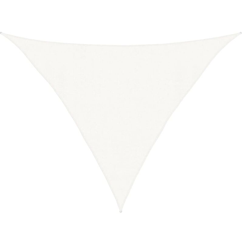 foto del prodotto maison chic vela parasole,vele ombreggianti,tenda parasole giardino 160 g m bianca 4x4x5,8 m in hdpe bevs113838 bonnevie