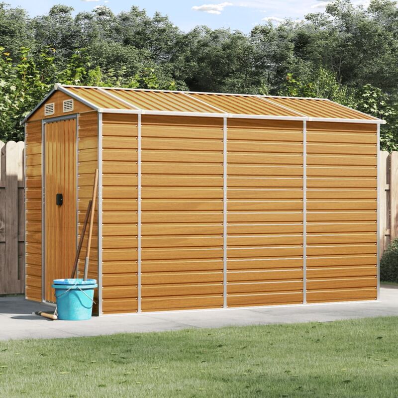foto del prodotto maison exclusive furniture limited capanno giardino marrone chiaro 191x300x198cm