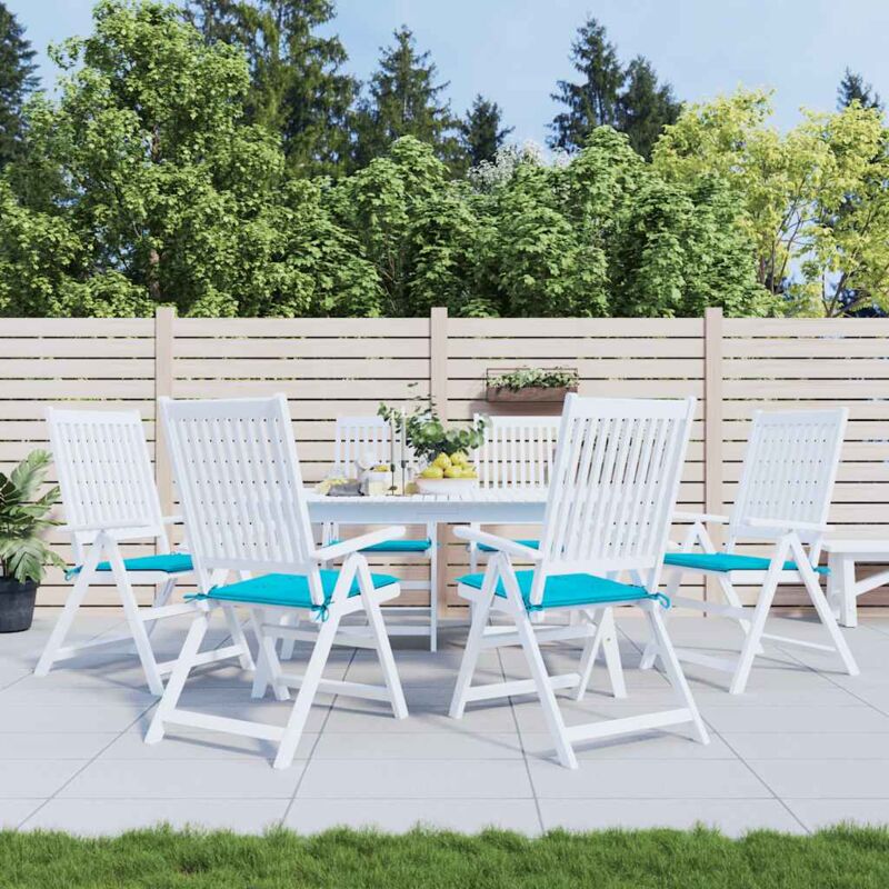 foto del prodotto maison exclusive furniture limited cuscini per sedia 6 pz turchese 40x40x4 cm in
