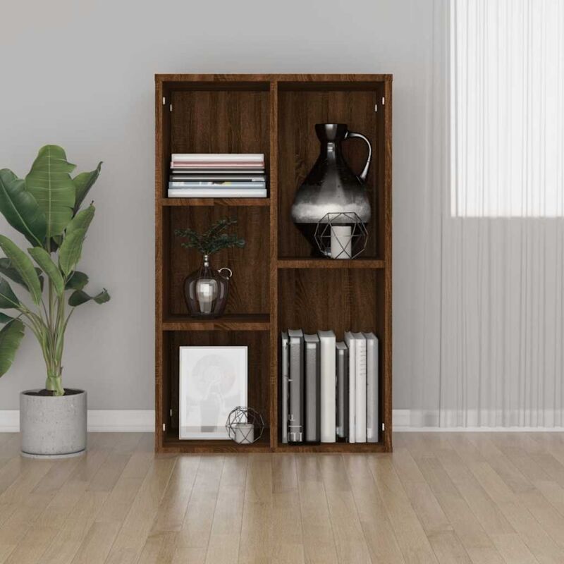 foto del prodotto maison exclusive furniture limited libreria credenza rovere marrone 50x25x80 cm