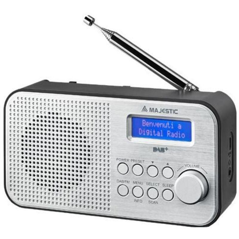 foto del prodotto majestic rt194 dab radio portatile fm