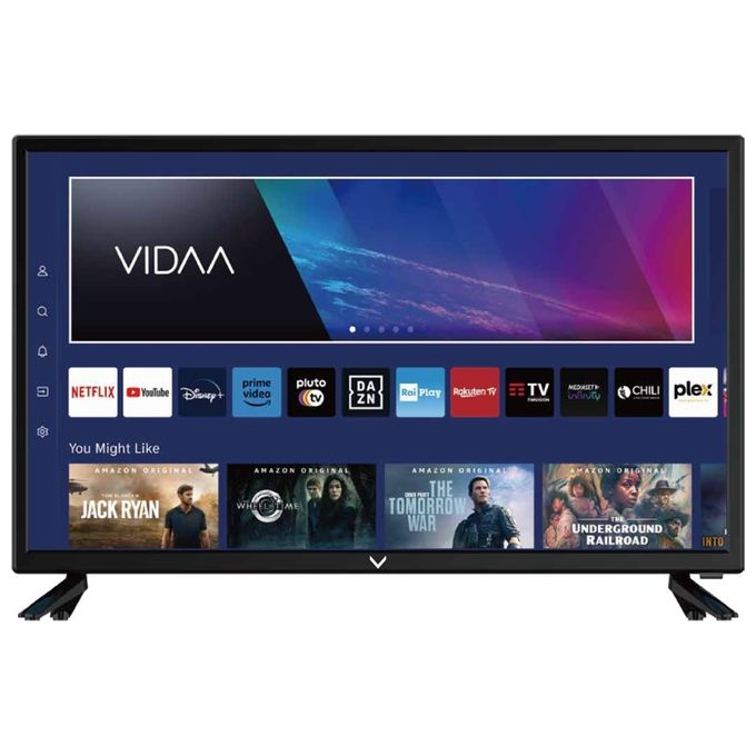 foto del prodotto majestic sm22fhdv1 tv 22 pollici smart vidaa full hd dvb t t2 dvb s s2 doppio sistema di alimentazione ac 100 240v dc 12v