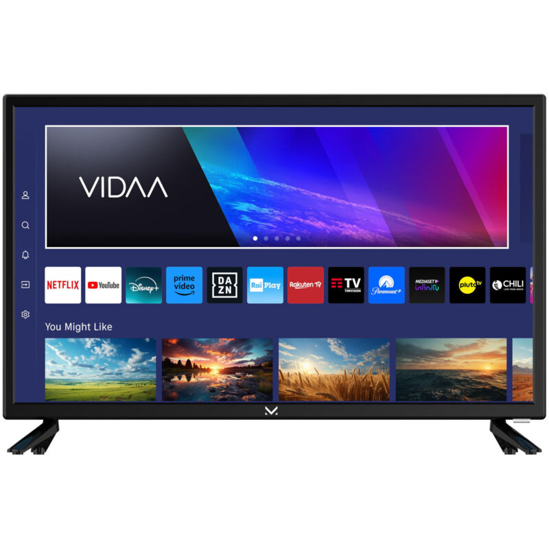 foto del prodotto majestic sm424 v1 televisore smart tv led 24 hd ready doppia alimentazione