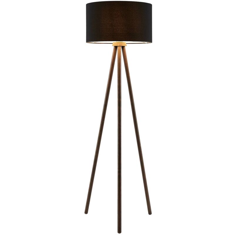 foto del prodotto majken in nero da legno lindby
