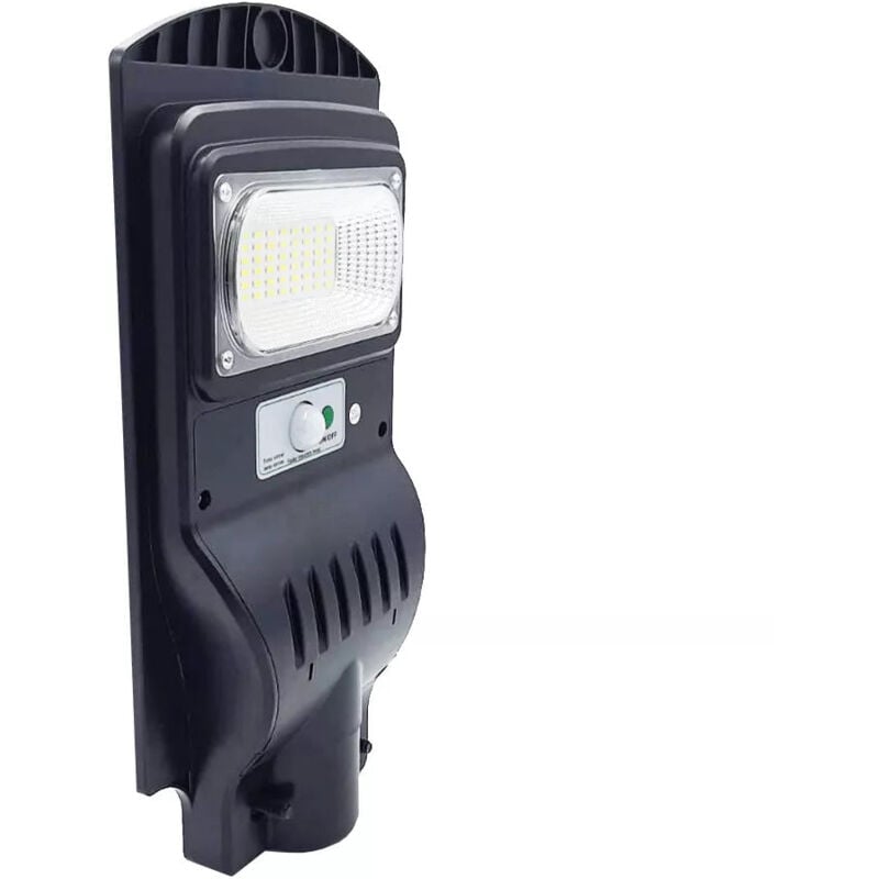 foto del prodotto maka faro lampione stradale led energia solare 30w 60w, pannello solare integrato, impermeabile ip66, ideale per strade e piazzali, illuminazione