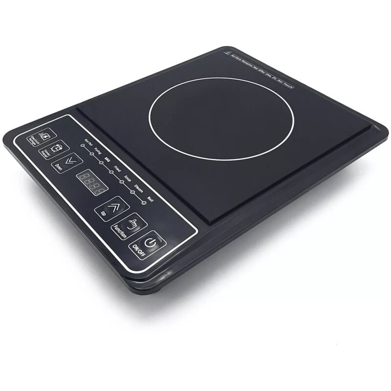 foto del prodotto maka fornello piastra cottura portatile singola, piano cottura elettrico 2000w a 