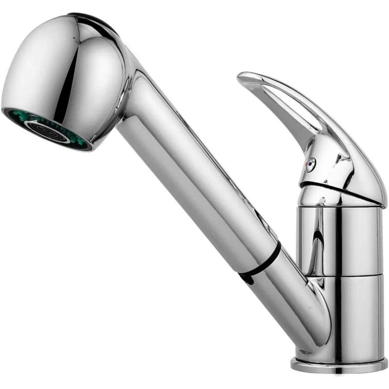 foto del prodotto maka rubinetto miscelatore cucina con doccetta estraibile, design elegante, funzionalit avanzata e risparmio idrico