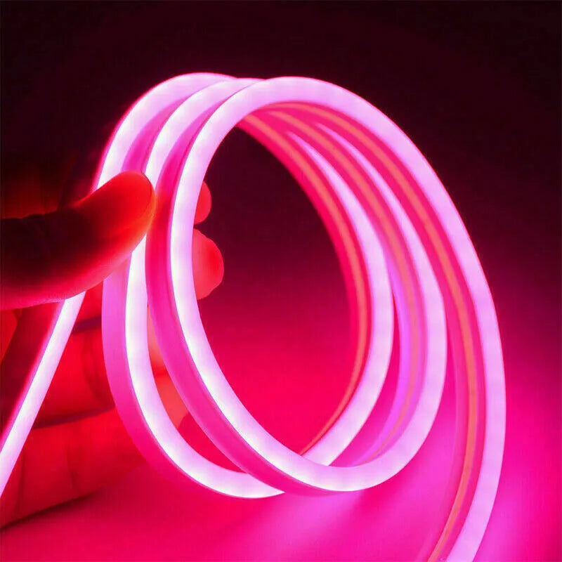 foto del prodotto maka striscia led neon flex 5m, impermeabile ip65, 600 led, flessibile e modellabile, 12v, perfetta per decorazioni interne ed esterne, senza