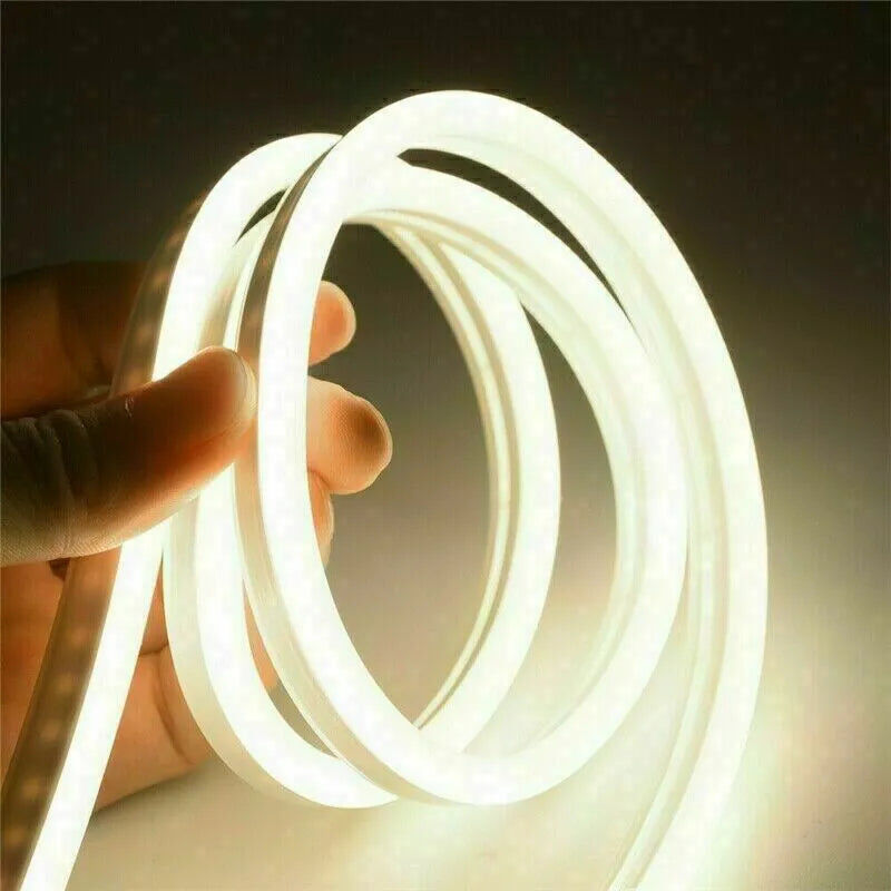 immagine 0 del prodotto maka striscia led neon flex 5m, impermeabile ip65, 600 led, flessibile e modellabile, 12v, perfetta per decorazioni interne ed esterne, senza