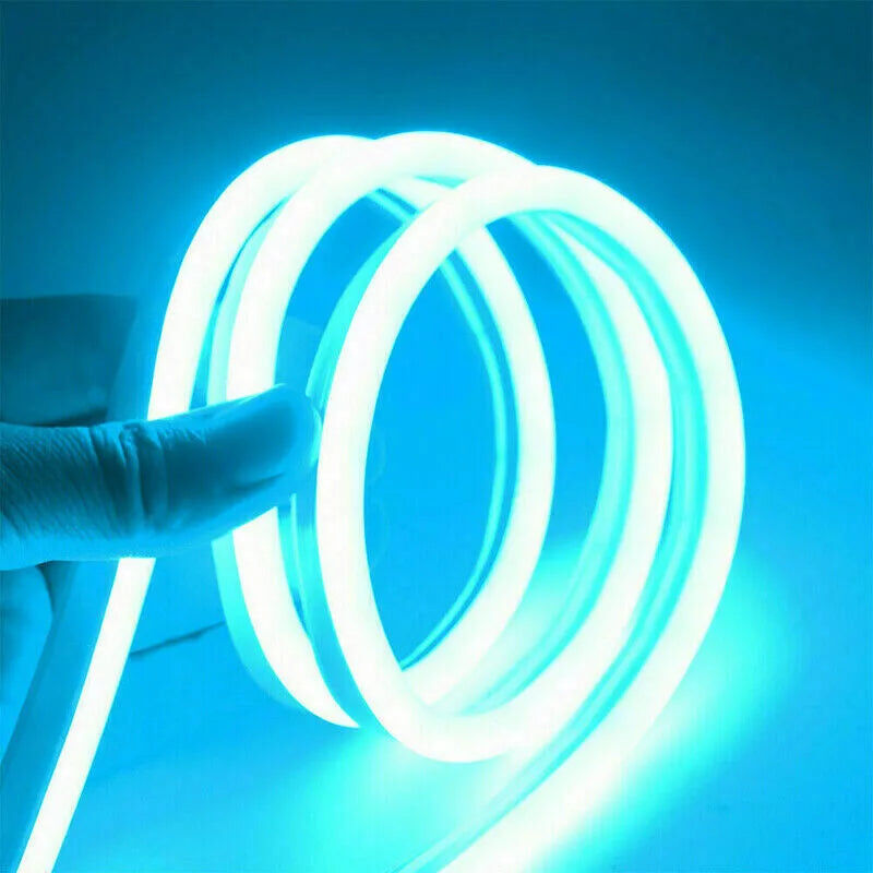 foto del prodotto maka striscia led neon flex 5m, impermeabile ip65, 600 led, flessibile e modellabile, 12v, perfetta per decorazioni interne ed esterne, senza