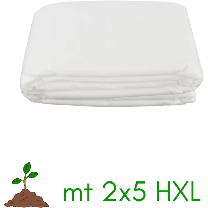 foto del prodotto maka telo di protezione per colture ortoclima bianco, protettivo antigelo, protegge fiori e ortaggi da freddo, gelo, vento e insetti, traspirante e