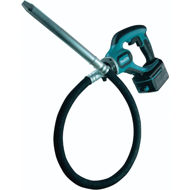 foto del prodotto makita 18 v li ion 4 ah vibratore per calcestruzzo 2 batterie, caricabatterie, custodia dvr450rme