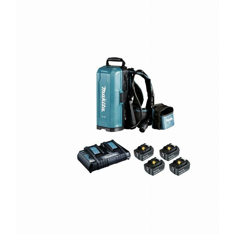 foto del prodotto makita 18v li ion supporto per schienale 4 x bl1850b 1xdc18rd 191c78 3
