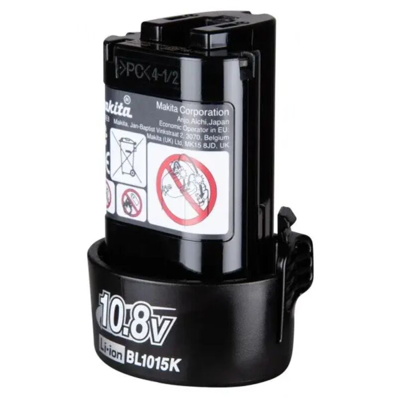 foto del prodotto makita 1913u9 9 batteria 10,8 v al litio bl1015k 1,5 ah
