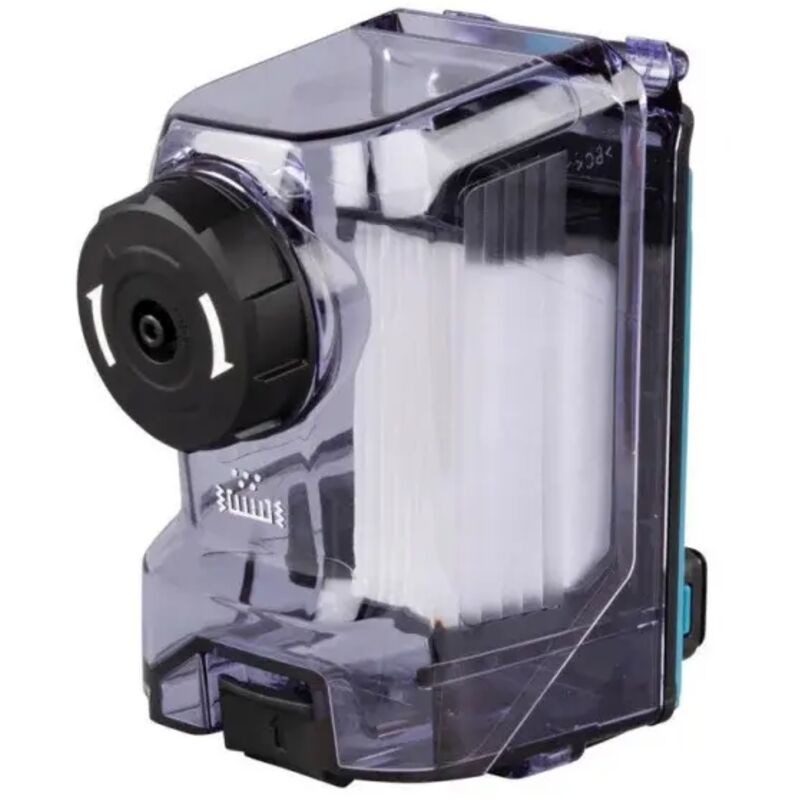 foto del prodotto makita 191f49 8 scatola raccogli polvere con filtro per dx10 e dx11