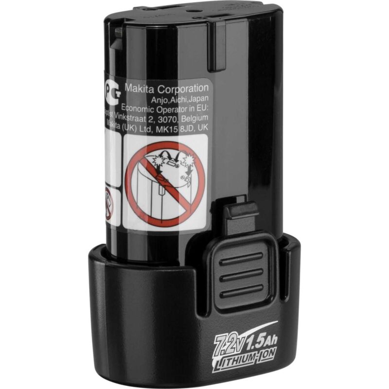 foto del prodotto makita 198000 3 batteria bl0715 li 7.2v 1.5ah