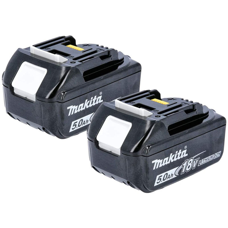 foto del prodotto makita 2bl1850b batterie 18v 5ah lxt litio con indicatore led kit 2 pezzi
