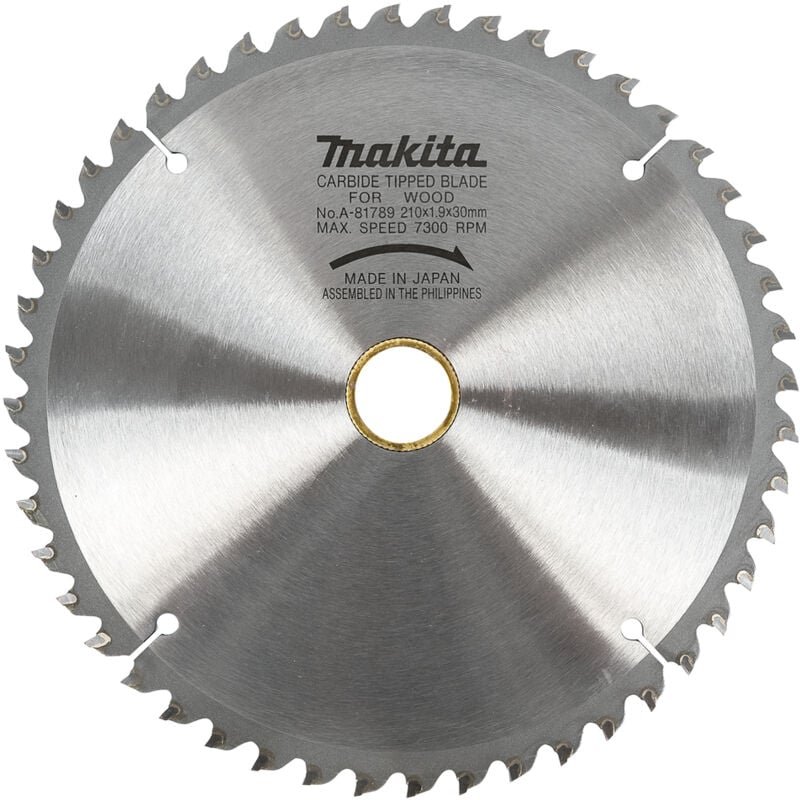 foto del prodotto makita a 81789 lama sega circolare t.c.t. 210x30mm 48t legno