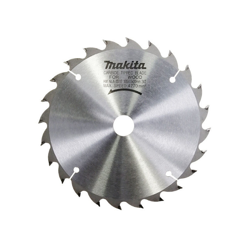 foto del prodotto makita a 85117 lama sega circolare t.c.t 165x15x20mm 24t legno