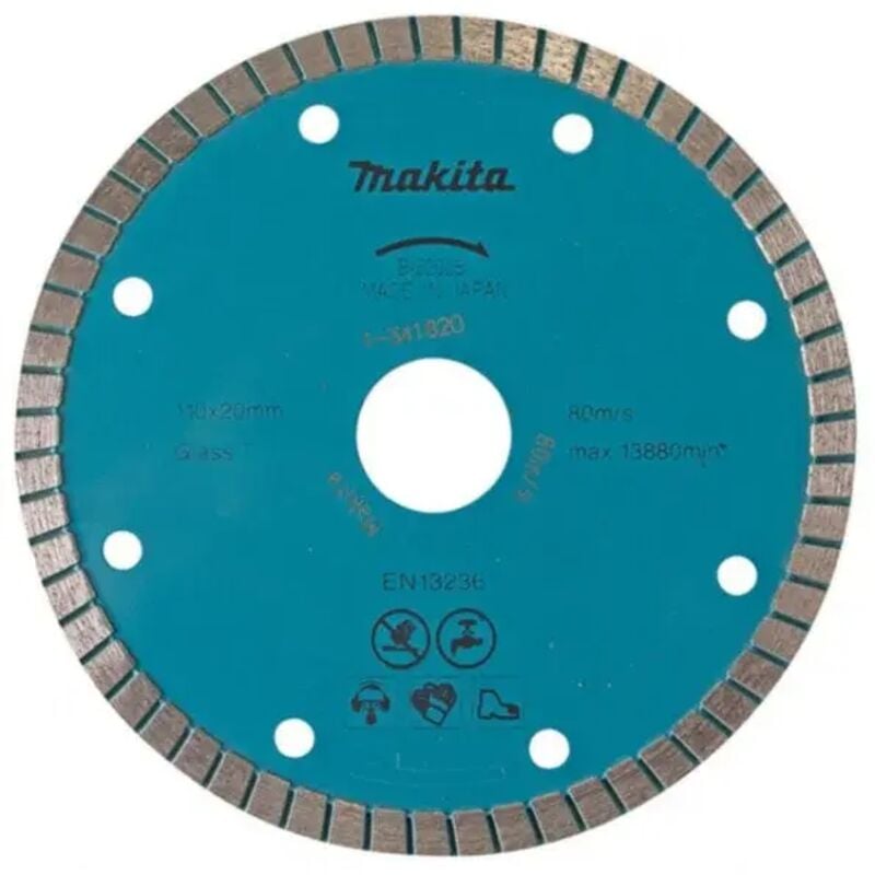 foto del prodotto makita accessori disco da taglio diamantato per vetro 85x15 mm b 21098