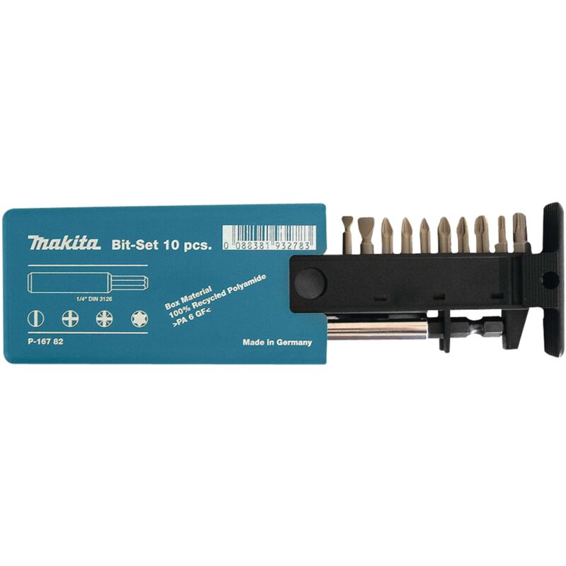 foto del prodotto makita accessori set di 11 inserti da trapano p 16782