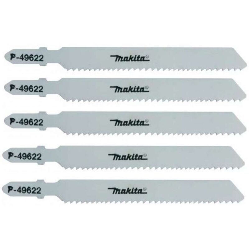 foto del prodotto makita accessori set di lame per sega diritta 10 14 tpi, lunghezza 75 mm, 5 pz p 49622