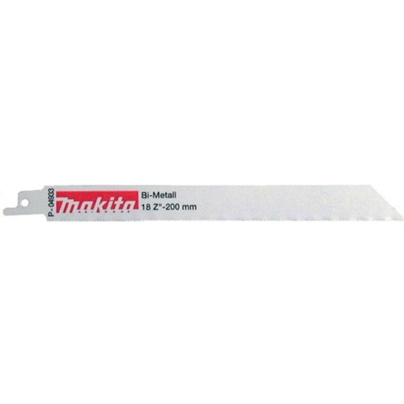 foto del prodotto makita accessori set di lame per sega diritta per metallo 18 tpi, lunghezza 200 mm, 5 pz p 04933