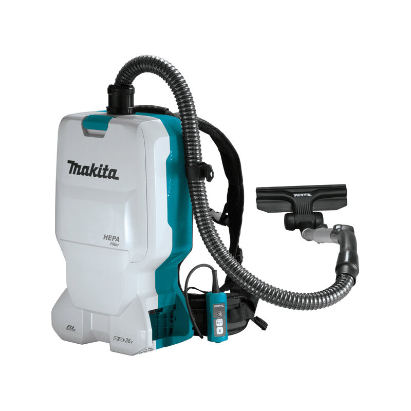 foto del prodotto makita aspiratore a zaino a batteria 18v dvc660z senza batteria senza caricabatterie in scatola