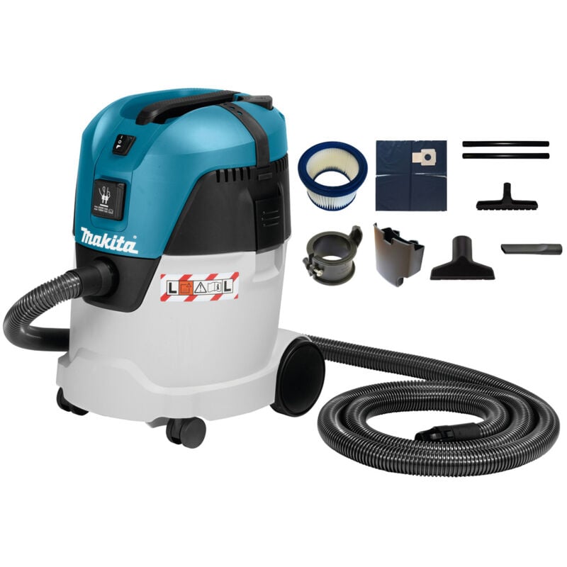 foto del prodotto makita aspiratore professionale vc2512l 1100w
