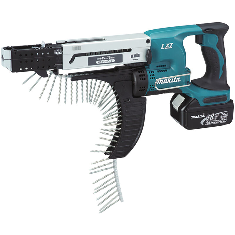 foto del prodotto makita avvitatore a batteria dfr750rte, 18v, 2x 5,0 ah e caricabatterie in valigetta