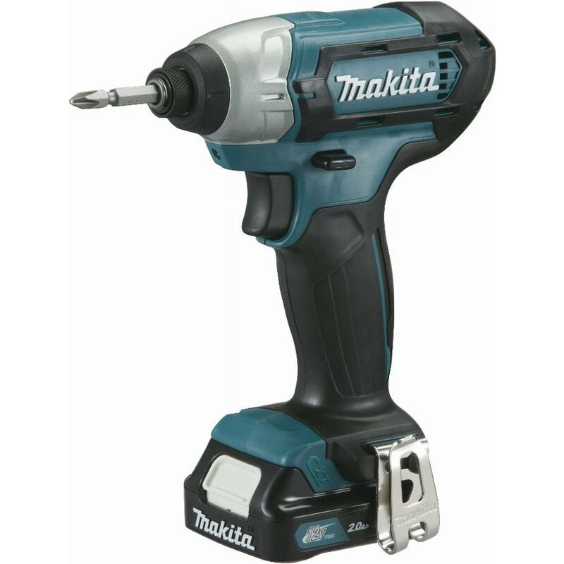 foto del prodotto makita avvitatore a impulsi 12 v cxt li ion 2 ah 110 nm 2 batterie, caricabatterie, valigetta td110dwae