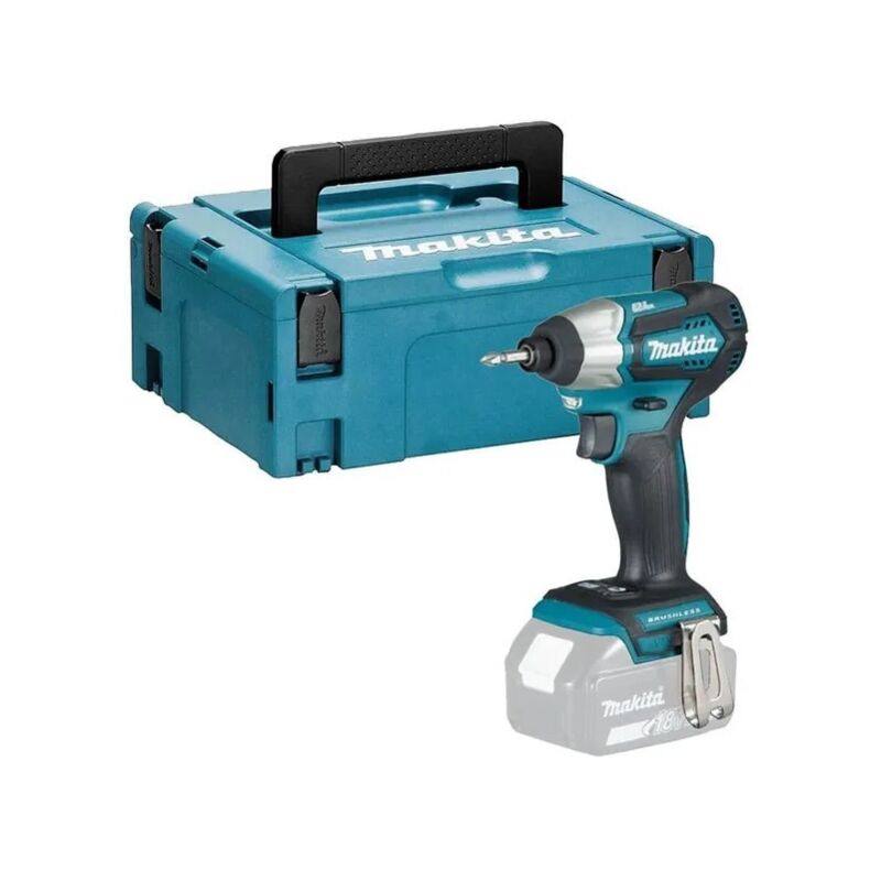 foto del prodotto makita avvitatore a percussione 18v li ion lxt 140nm solo prodotto in makpac dtd155zj