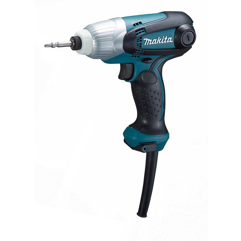 foto del prodotto makita avvitatore a percussione 200w 90nm led td0101f