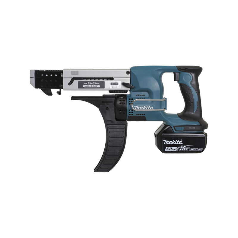 foto del prodotto makita avvitatore per cartongesso da 18v 5.0ah dfr550rtj