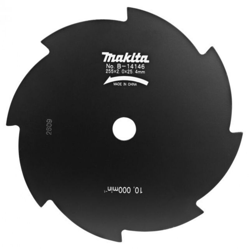 foto del prodotto makita b 01747 lama metallo decespugliatori 255mm foro 20mm spessore 1,8 8t