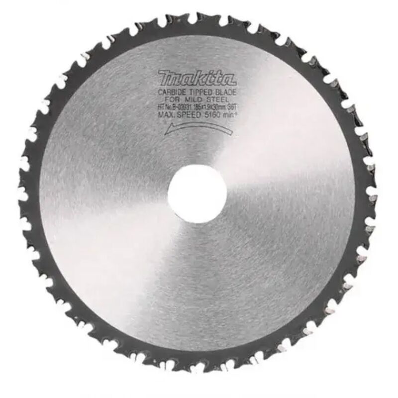foto del prodotto makita b 03931 lama per seghe circolari 185x30 mm per metallo