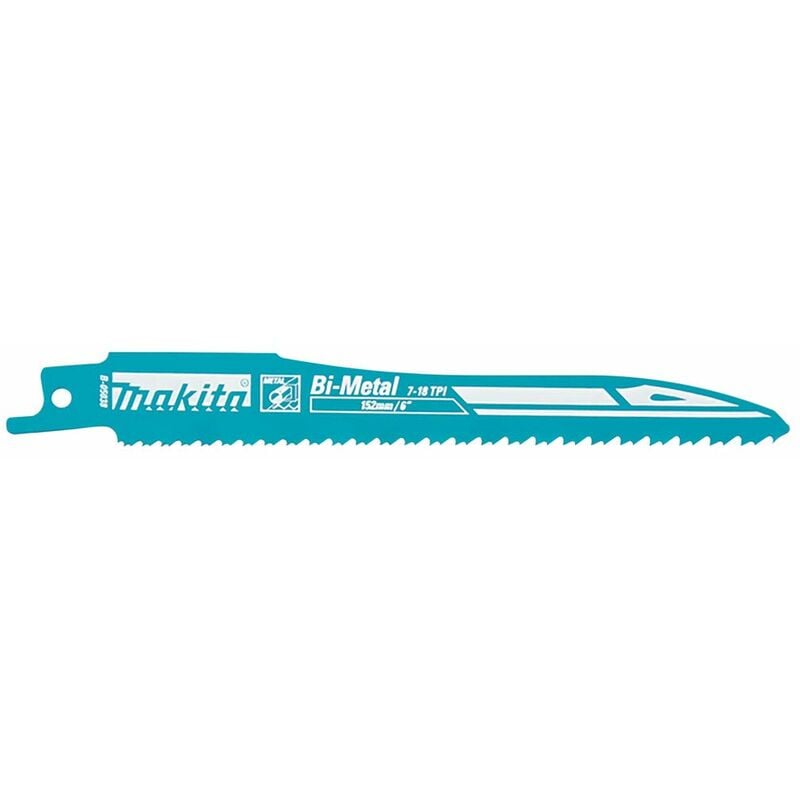 foto del prodotto makita b 05038 blister de 5 sierras de sable super express bim para metal 130mm 7 18 dpp