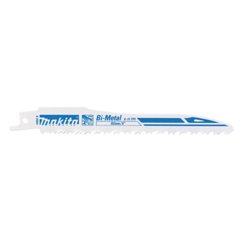 foto del prodotto makita b 05044 lama sega diritta 152x0,9mm 6 11 tpi bim legno metallo 5pz
