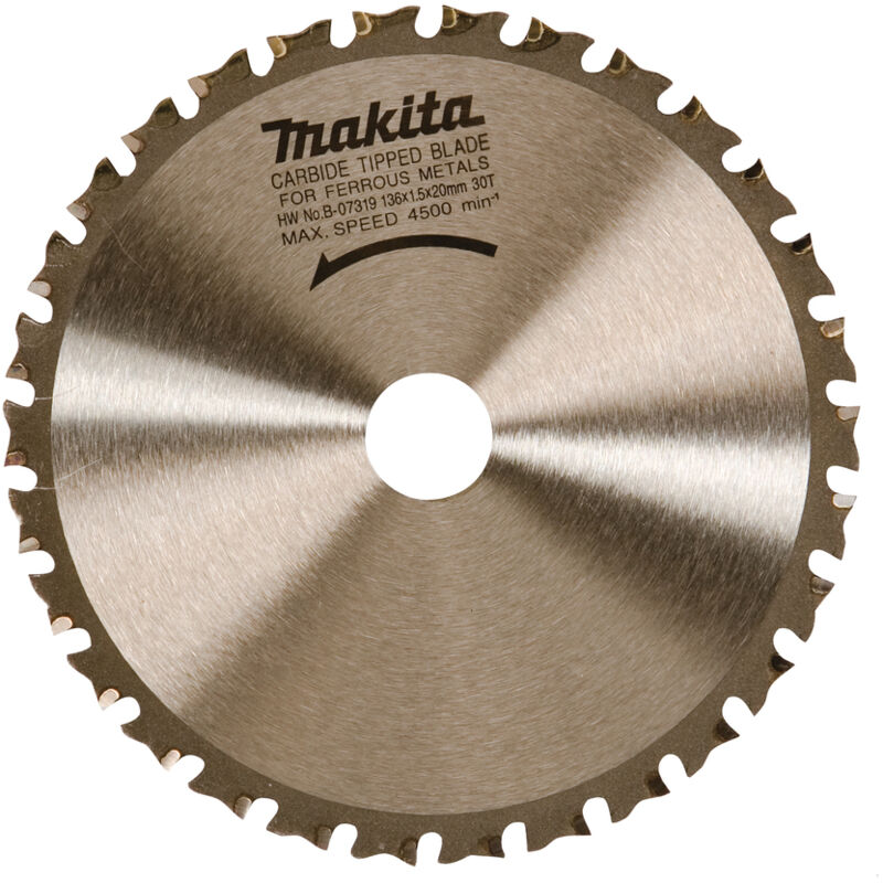 immagine 0 del prodotto makita b 07325 lama sega circolare t.c.t. 136x20mm 50t metalli sottili