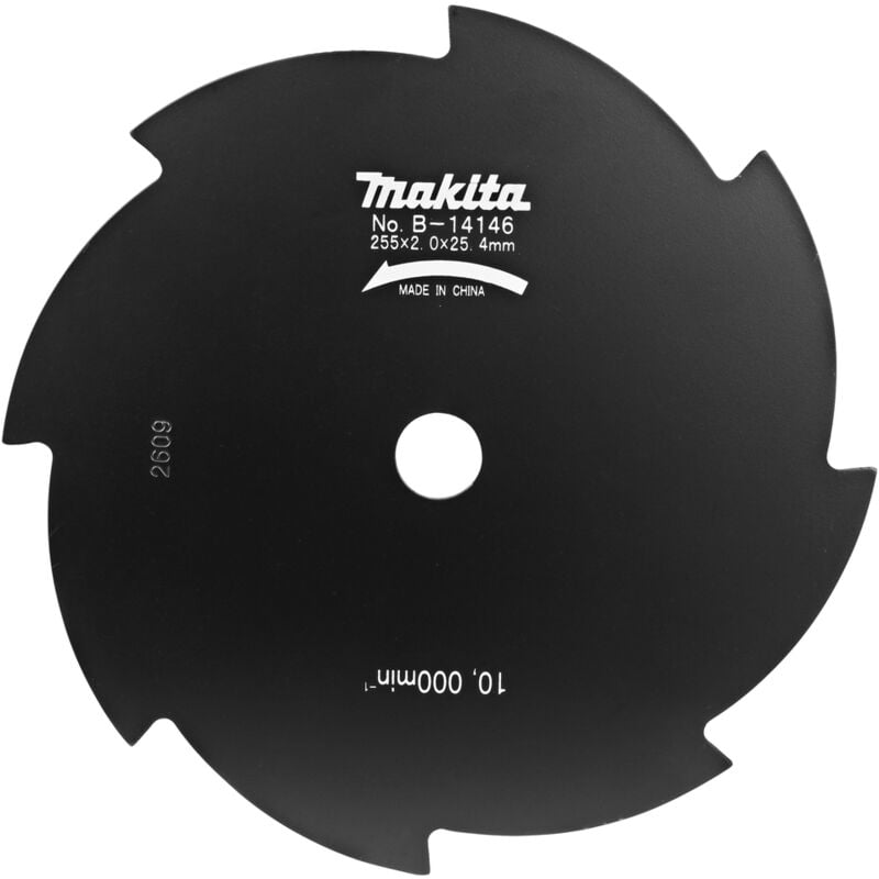 foto del prodotto makita b 14146 lama decespugliatori 255mm foro 25,4mm spessore 1,8 mm 8t