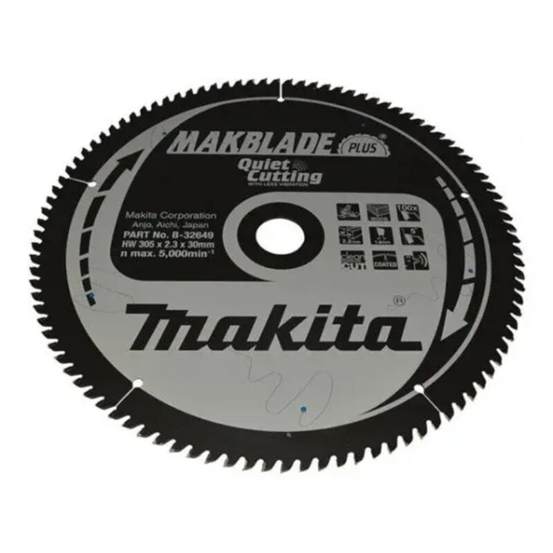 foto del prodotto makita b 32649 lama sega circolare t.c.t. 305x30mm 100t legno