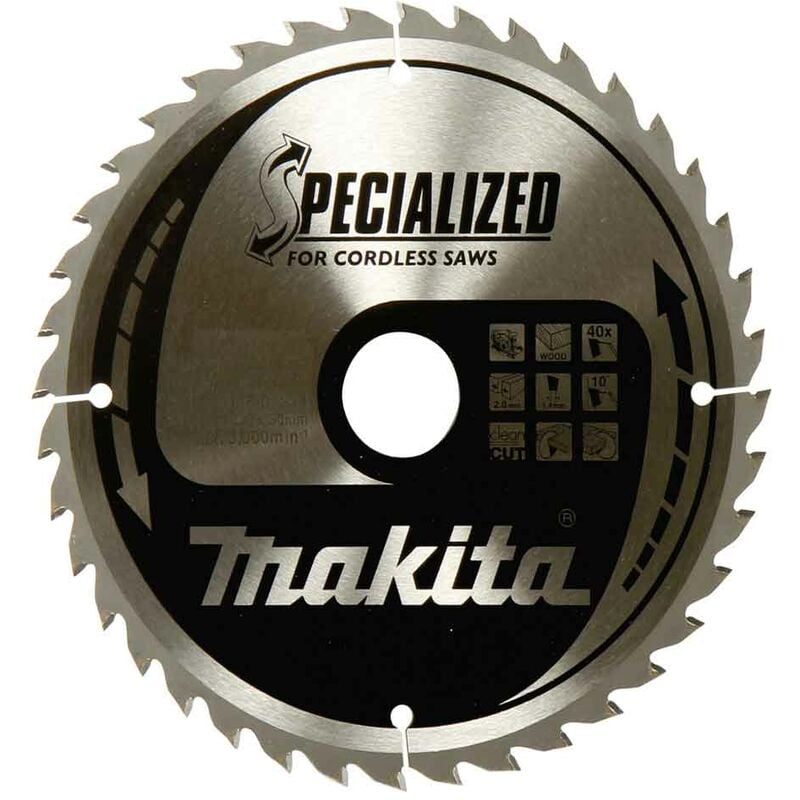 foto del prodotto makita b 32926 lama specialized t.c.t. 190x30mm 24t per legno