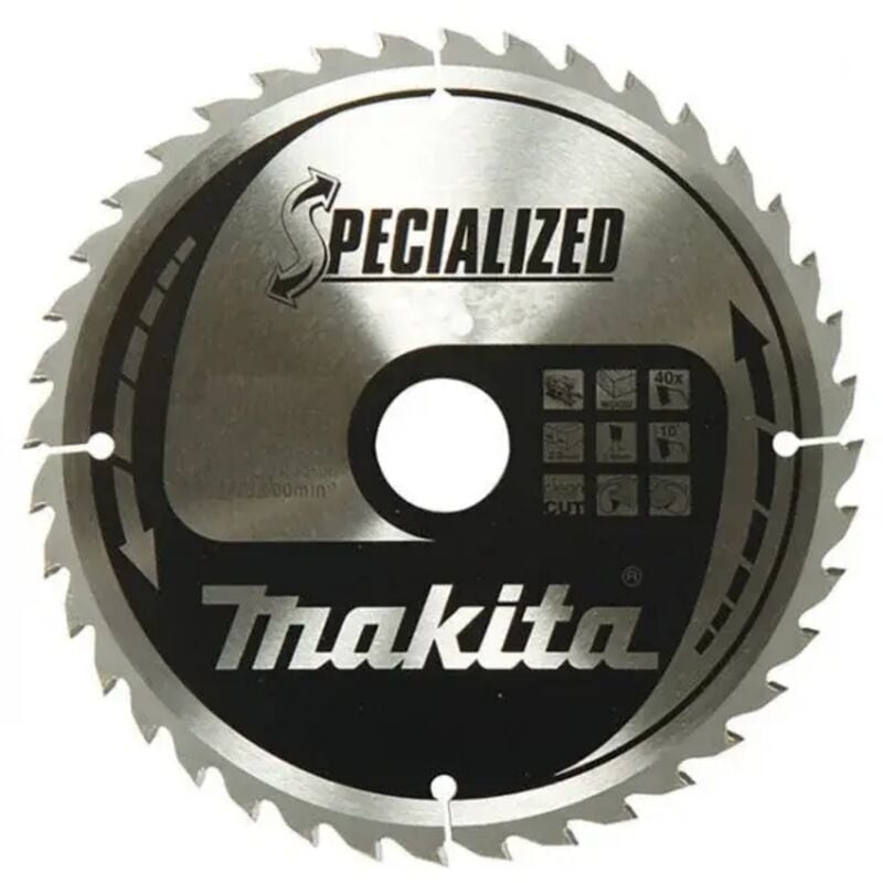 foto del prodotto makita b 33021 specialized lama da taglio ad immersione 165x20 mm per alluminio