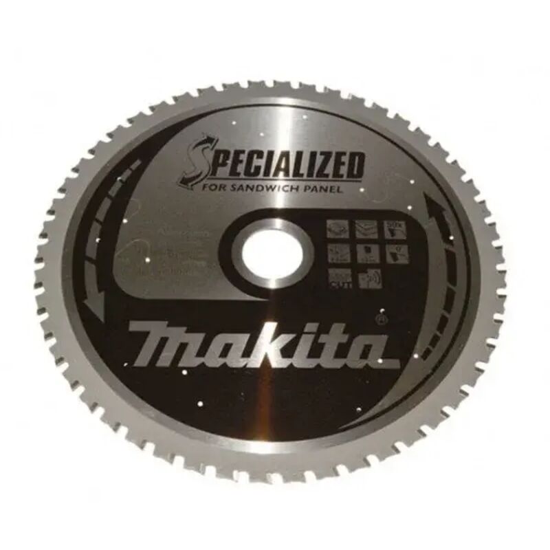 foto del prodotto makita b 33582 specialized lama per seghe circolari 235x30 mm taglio pannelli sandwich