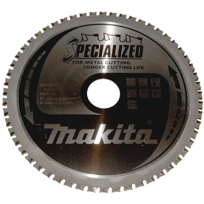 foto del prodotto makita b 33738 lama sega circolare specialized t.c.t 185x30mm 56 t