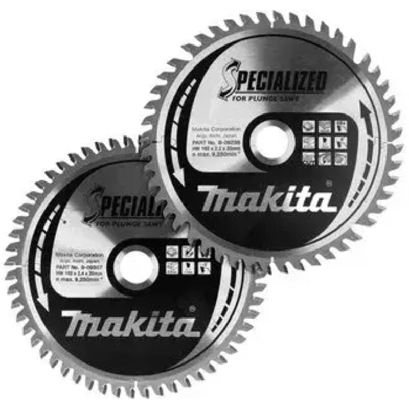 foto del prodotto makita b 49301 set lame circolare mm 165