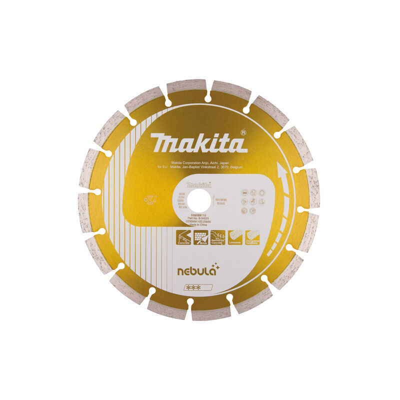 foto del prodotto makita b 54053 disco diamantato 350mm settori nebula