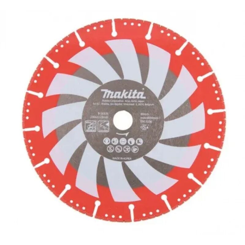 foto del prodotto makita b 55326 rescue disco diamantato 230 mm per operazioni di recupero